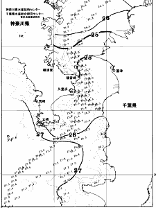 東京湾口海況図(2026/08/06)