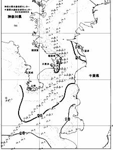 東京湾口海況図(2026/09/08)