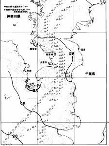 東京湾口海況図(2056/07/20)