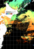 NOAA人工衛星画像:親潮域, 1日合成画像(2024/06/28UTC)
