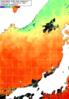 NOAA人工衛星画像:日本海, 1週間合成画像(2024/06/22～2024/06/28UTC)
