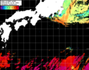 NOAA人工衛星画像:黒潮域, パス=20240629 12:41 UTC