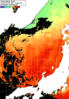 NOAA人工衛星画像:日本海, 1日合成画像(2024/06/29UTC)