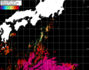 NOAA人工衛星画像:黒潮域, パス=20240630 11:21 UTC