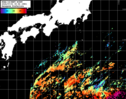 NOAA人工衛星画像:黒潮域, パス=20240701 00:54 UTC