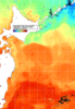 NOAA人工衛星画像:親潮域, 1週間合成画像(2024/06/25～2024/07/01UTC)
