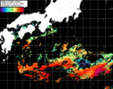 NOAA人工衛星画像:黒潮域, パス=20240702 10:57 UTC