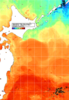 NOAA人工衛星画像:親潮域, 1週間合成画像(2024/06/26～2024/07/02UTC)