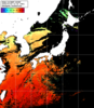 NOAA人工衛星画像:日本全域, パス=20240703 13:32 UTC
