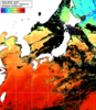 NOAA人工衛星画像:日本全域, 1日合成画像(2024/07/03UTC)