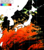 NOAA人工衛星画像:日本全域, パス=20240704 13:20 UTC