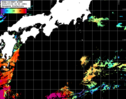 NOAA人工衛星画像:黒潮域, パス=20240704 00:50 UTC