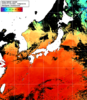 NOAA人工衛星画像:日本全域, 1日合成画像(2024/07/05UTC)