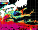 NOAA人工衛星画像:黒潮域, パス=20240706 11:48 UTC