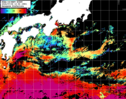 NOAA人工衛星画像:黒潮域, パス=20240706 12:54 UTC