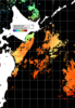 NOAA人工衛星画像:親潮域, 1日合成画像(2024/07/06UTC)