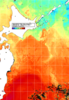 NOAA人工衛星画像:親潮域, 1週間合成画像(2024/06/30～2024/07/06UTC)