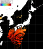 NOAA人工衛星画像:日本全域, パス=20240708 02:48 UTC