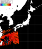NOAA人工衛星画像:日本全域, パス=20240708 13:07 UTC