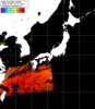 NOAA人工衛星画像:日本全域, パス=20240708 14:12 UTC