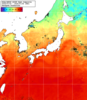 NOAA人工衛星画像:日本全域, 1週間合成画像(2024/07/02～2024/07/08UTC)