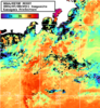 NOAA人工衛星画像:神奈川県近海, 1日合成画像(2024/07/08UTC)