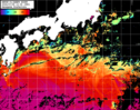 NOAA人工衛星画像:黒潮域, パス=20240708 12:04 UTC
