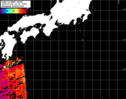 NOAA人工衛星画像:黒潮域, パス=20240708 13:07 UTC