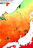 NOAA人工衛星画像:日本海, 1週間合成画像(2024/07/02～2024/07/08UTC)