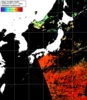 NOAA人工衛星画像:日本全域, パス=20240709 12:17 UTC