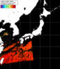NOAA人工衛星画像:日本全域, パス=20240709 12:54 UTC