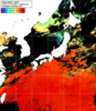 NOAA人工衛星画像:日本全域, 1日合成画像(2024/07/09UTC)