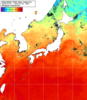 NOAA人工衛星画像:日本全域, 1週間合成画像(2024/07/03～2024/07/09UTC)