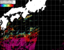 NOAA人工衛星画像:黒潮域, パス=20240709 00:24 UTC