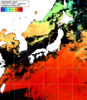 NOAA人工衛星画像:日本全域, 1日合成画像(2024/07/10UTC)
