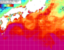 NOAA人工衛星画像:黒潮域, 1週間合成画像(2024/07/04～2024/07/10UTC)