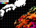 NOAA人工衛星画像:黒潮域, パス=20240710 23:24 UTC