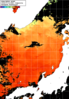 NOAA人工衛星画像:日本海, 1日合成画像(2024/07/12UTC)
