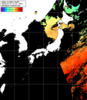 NOAA人工衛星画像:日本全域, パス=20240713 10:23 UTC