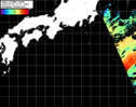 NOAA人工衛星画像:黒潮域, パス=20240714 10:11 UTC