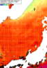 NOAA人工衛星画像:日本海, 1週間合成画像(2024/07/09～2024/07/15UTC)