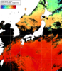 NOAA人工衛星画像:日本全域, 1日合成画像(2024/07/16UTC)