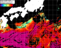 NOAA人工衛星画像:黒潮域, パス=20240716 11:25 UTC