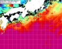NOAA人工衛星画像:黒潮域, 1週間合成画像(2024/07/10～2024/07/16UTC)