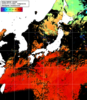 NOAA人工衛星画像:日本全域, 1日合成画像(2024/07/17UTC)