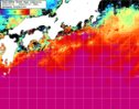 NOAA人工衛星画像:黒潮域, 1週間合成画像(2024/07/11～2024/07/17UTC)