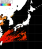 NOAA人工衛星画像:日本全域, パス=20240718 12:43 UTC