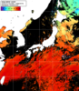 NOAA人工衛星画像:日本全域, 1日合成画像(2024/07/18UTC)