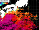 NOAA人工衛星画像:黒潮域, パス=20240719 11:37 UTC