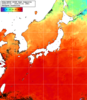 NOAA人工衛星画像:日本全域, 1週間合成画像(2024/07/15～2024/07/21UTC)